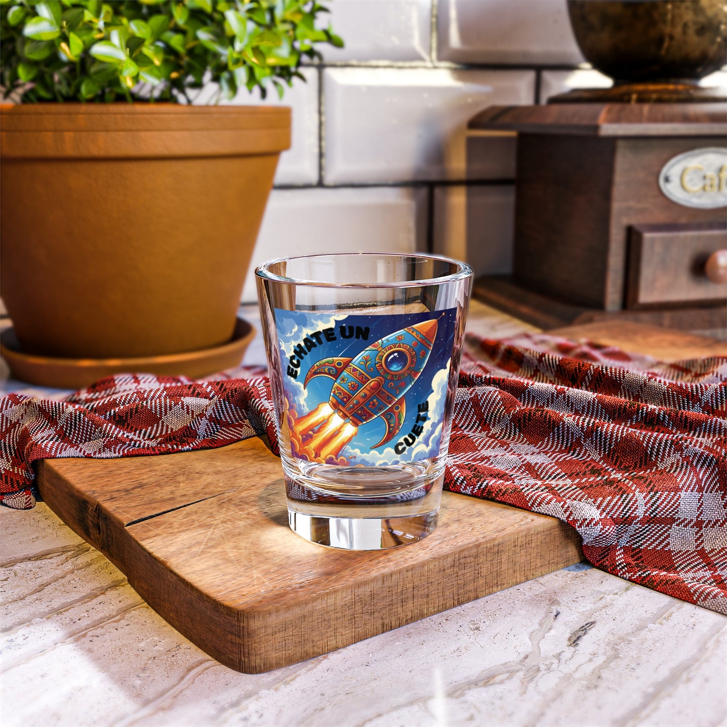 "Echate Un Cuete" - Shot Glass