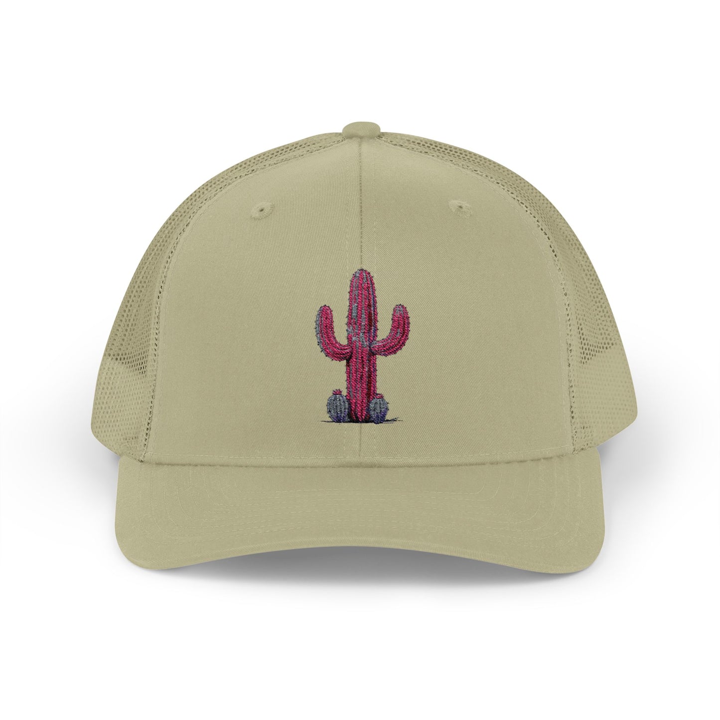 "Ms. Pink Nopal" - EMBROIDERED Snapback Trucker Cap - Lady