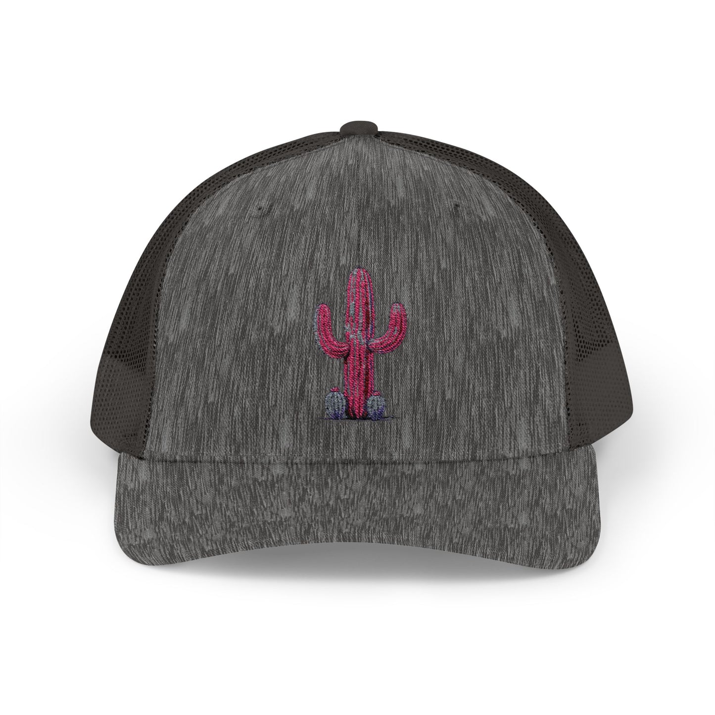 "Ms. Pink Nopal" - EMBROIDERED Snapback Trucker Cap - Lady