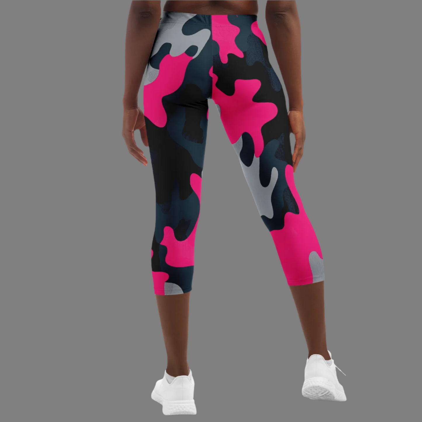 "Camuflaje Rosa" - Lady Capri Leggings