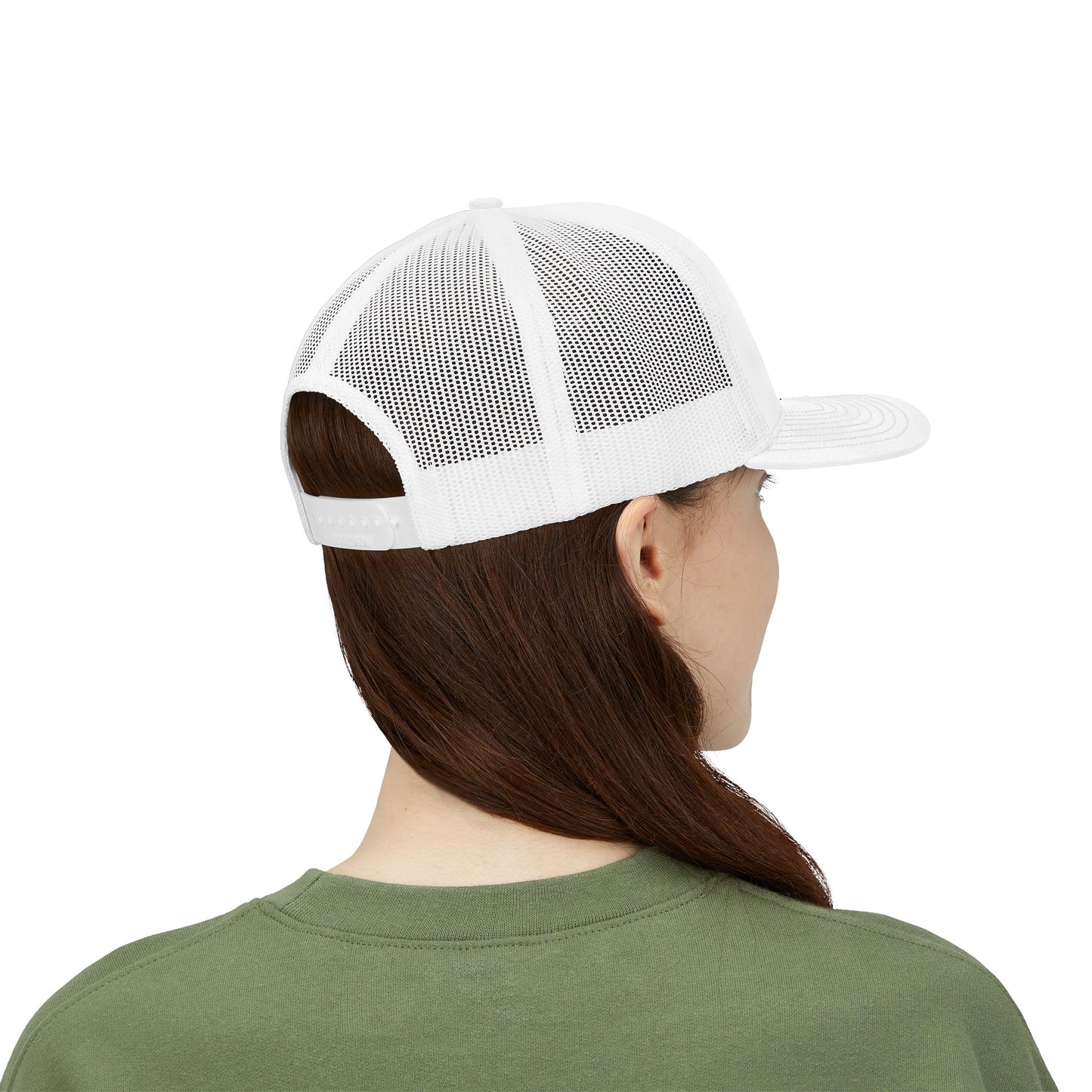 "Ms. Pink Nopal" - EMBROIDERED Snapback Trucker Cap - Lady