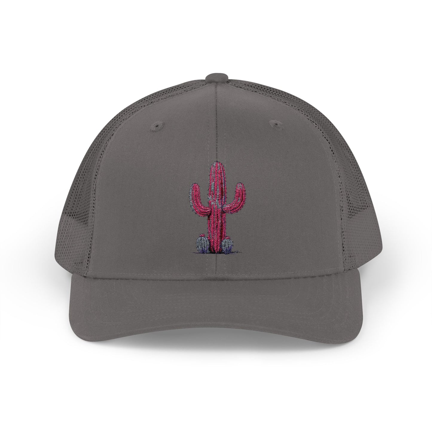 "Ms. Pink Nopal" - EMBROIDERED Snapback Trucker Cap - Lady