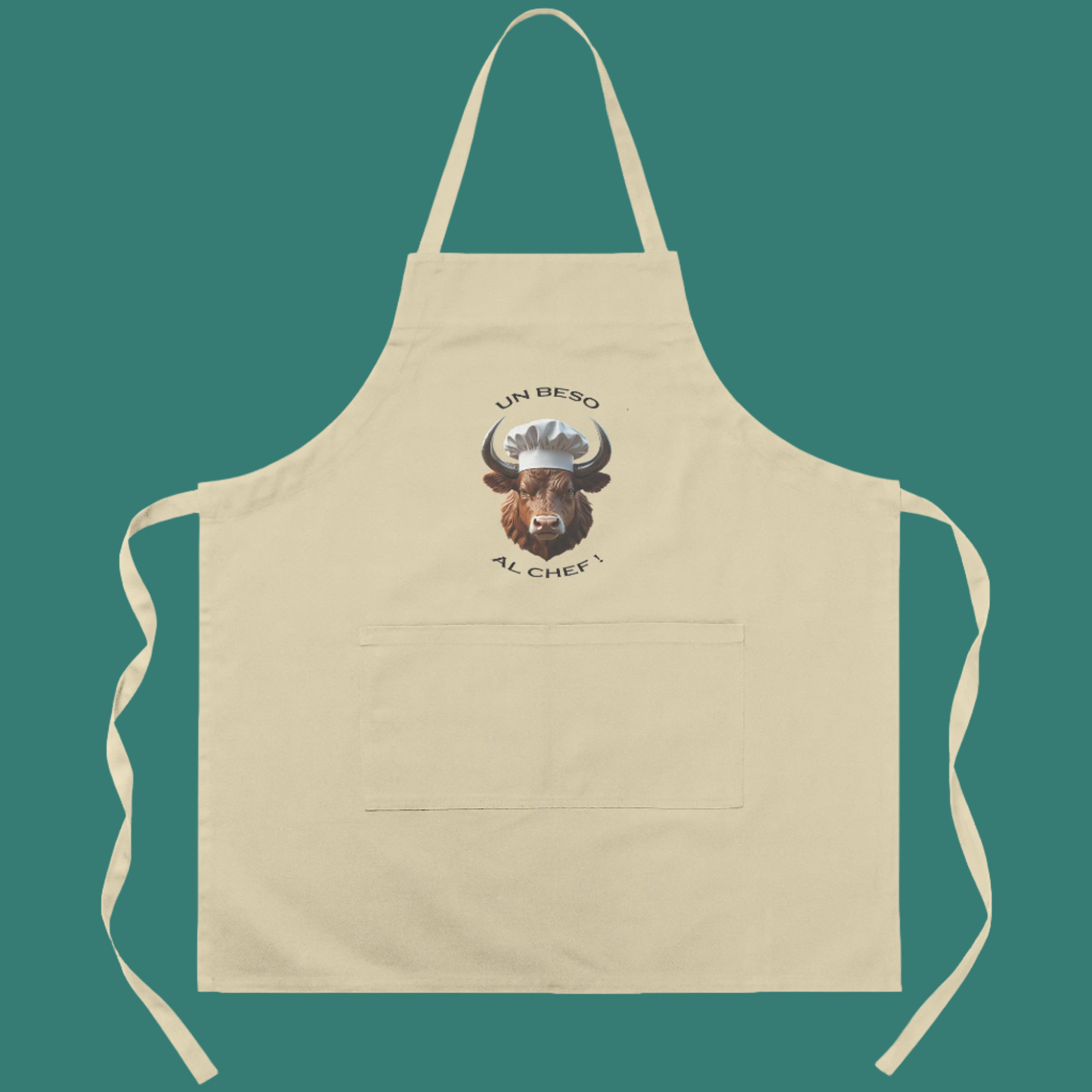 Un_Beso_Al_Chef_-_Custom_cotton_apron_Khaki_Transparent_Mockup.png