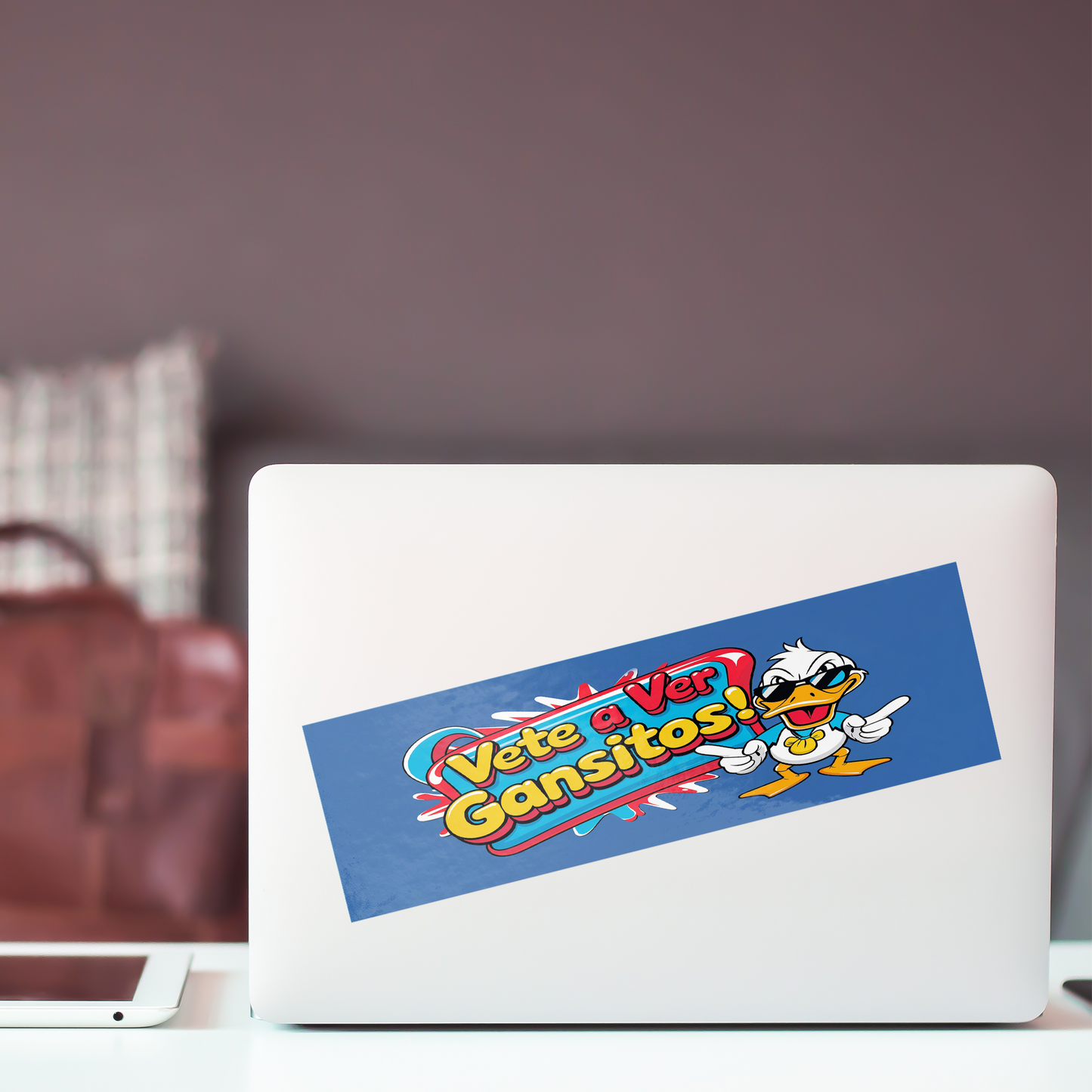 Vete_a_Ver_Gansitos_-_Vinyl_Bumper_Sti_WhiteBumperSticker-Laptop_Mockup.png