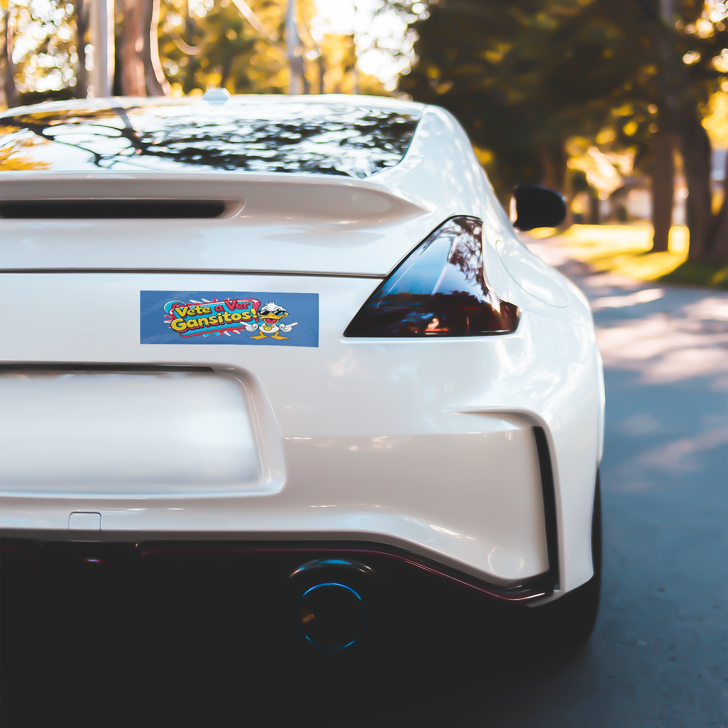 Vete_a_Ver_Gansitos_-_Vinyl_Bumper_Sti_WhiteBumperSticker-White-Car_Mockup.png