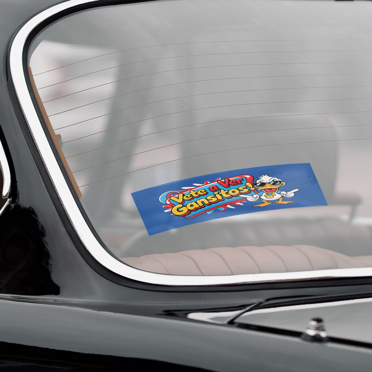 Vete_a_Ver_Gansitos_-_Vinyl_Bumper_Sti_WhiteBumperSticker-Windshield_Mockup.png
