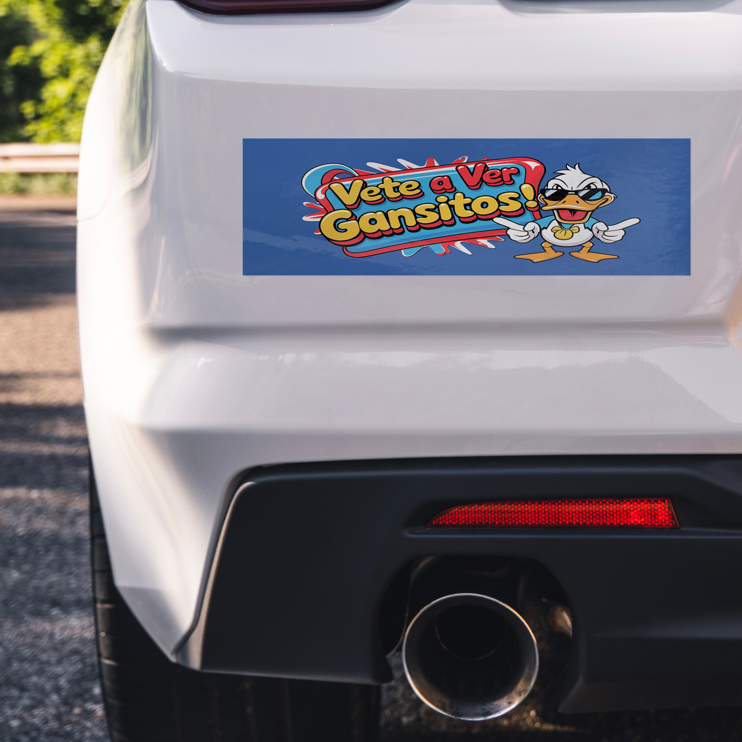 Vete_a_Ver_Gansitos_-_Vinyl_Bumper_Sti_WhiteBumperSticker_Closeup_Bumper_Mockup.png