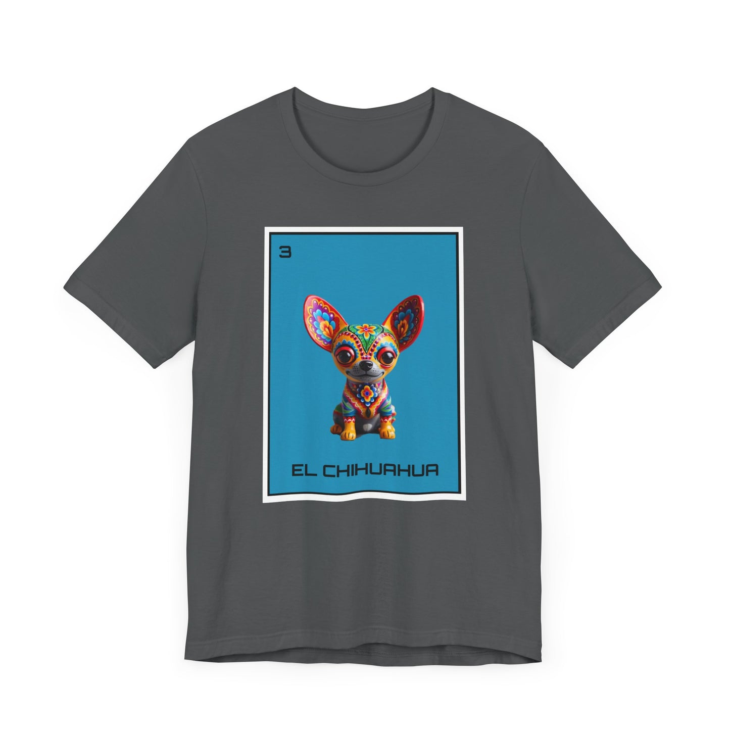 This El Chihuahua Tee celebrates Mexican culture and pride with a touch of humor. Perfect for someone who loves Mexican culture and wants to showcase their pride.