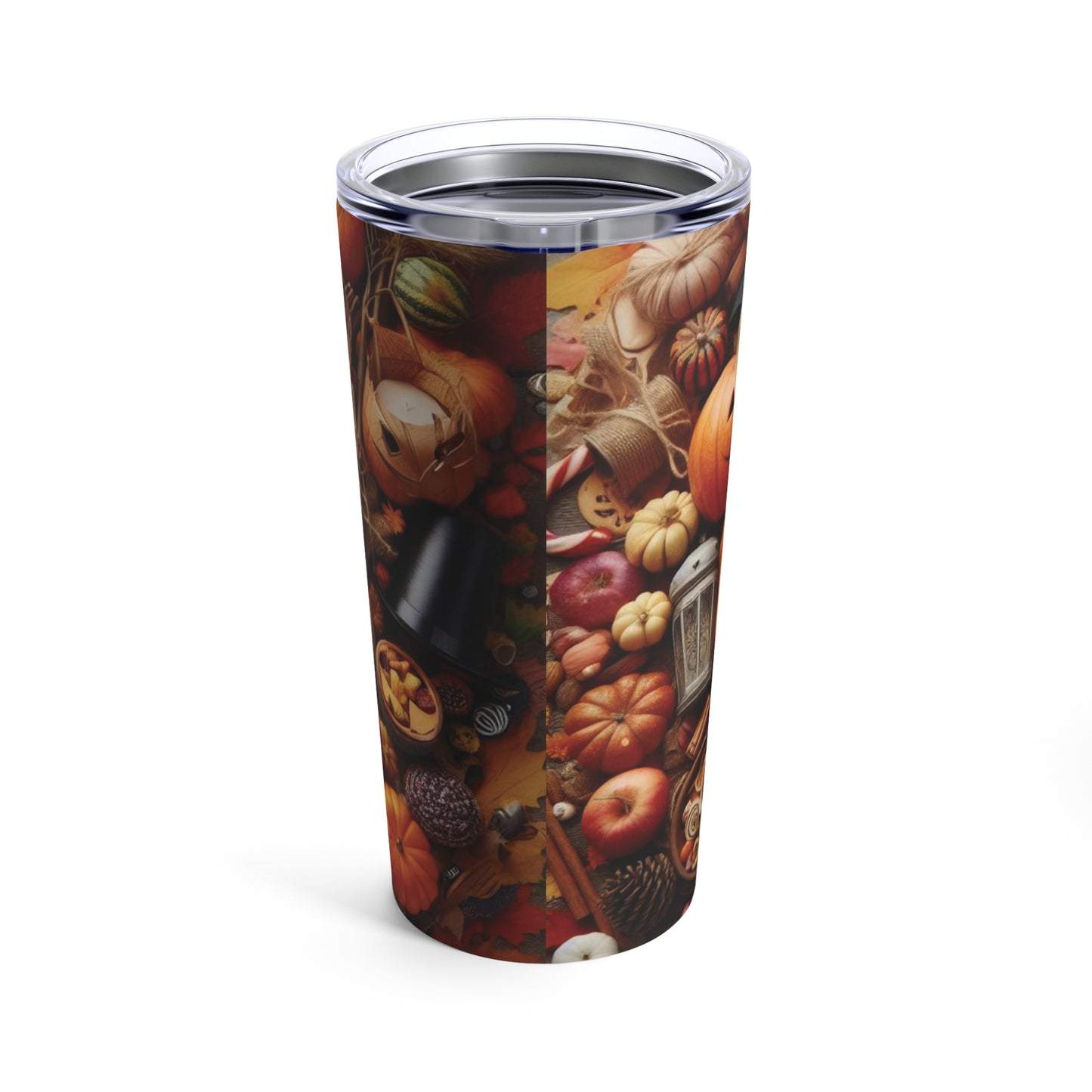 Stay cozy and festive with this Fall and Halloween Season 20 Oz Tumbler. Perfect for enjoying hot cocoa on chilly autumn nights or iced drinks on warm fall days. Ideal for anyone looking to add a touch of seasonal spirit to their daily routine.