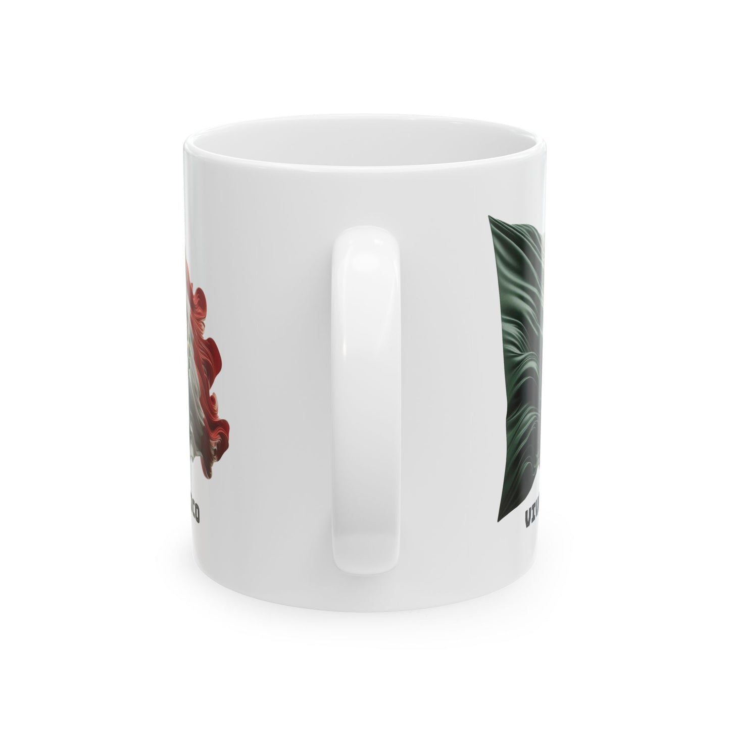 Celebrate Mexican pride with this vibrant Ceramic Mug featuring the Mexican Flag. Perfect for enjoying your morning coffee or tea, this mug is a great addition to any Mexican's kitchen. Ideal for Mexican Independence Day celebrations and everyday use.