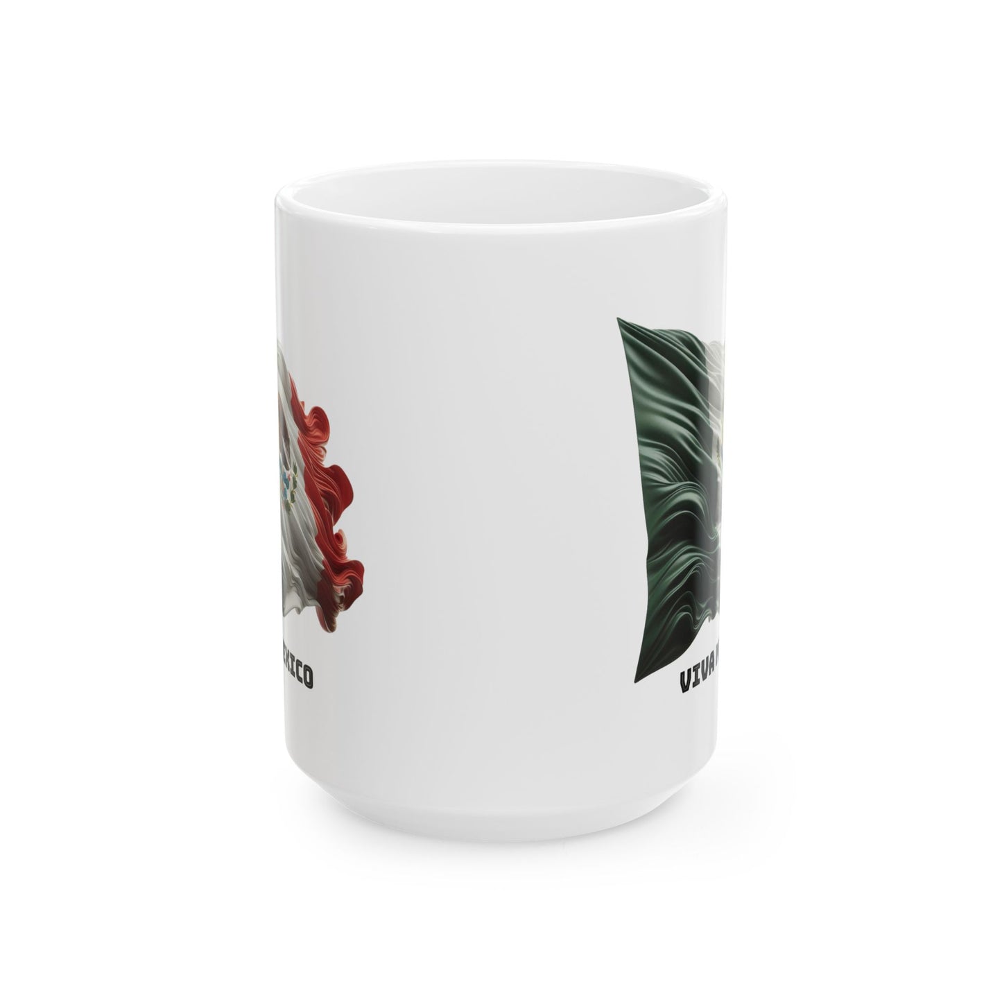 Celebrate Mexican pride with this vibrant Ceramic Mug featuring the Mexican Flag. Perfect for enjoying your morning coffee or tea, this mug is a great addition to any Mexican's kitchen. Ideal for Mexican Independence Day celebrations and everyday use.